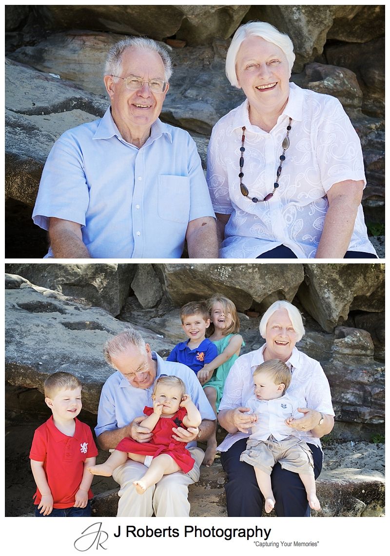 Grandparents portraits - sydney family portrait photography